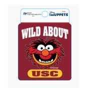 USC Trojans Wild About USC Muppets Animal Disney Sticker